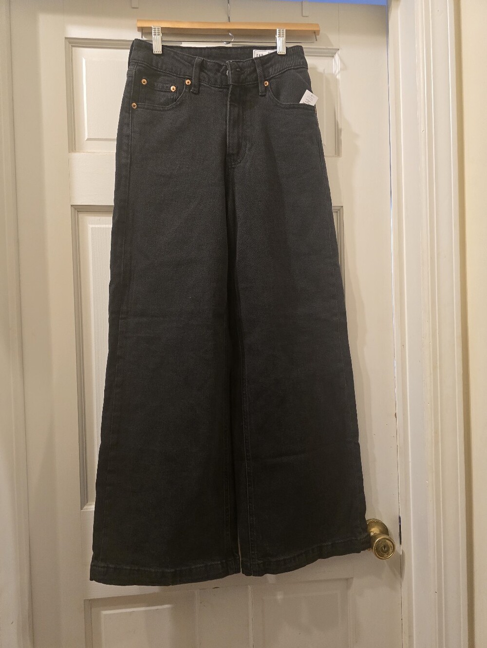 Womens Black/Gray High Rise Curvy Jeans